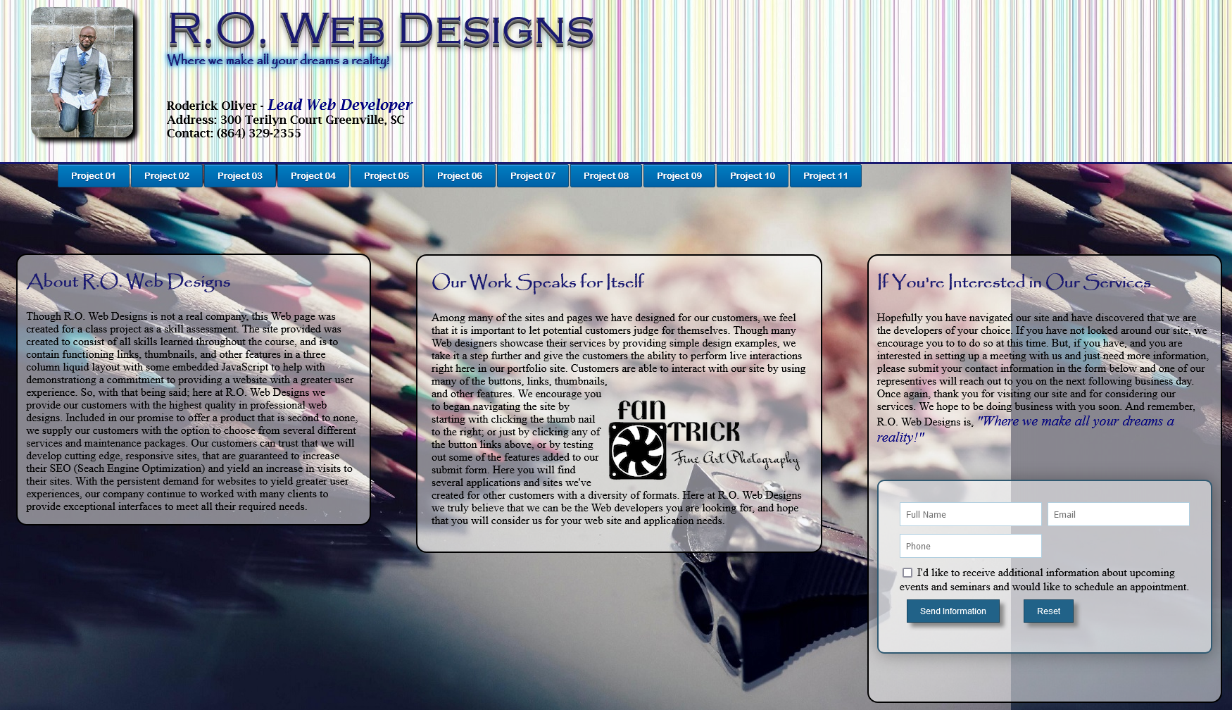 RO Designs Web Portfolio Enhanced